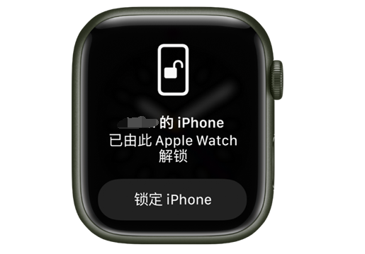 潜江经济开发区苹果手机维修分享用 AppleWatch 解锁配备面容 ID 的 iPhone方法 